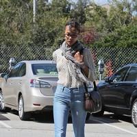 Zoe Saldana seen arriving at an office building in Beverly Hills | Picture 96741